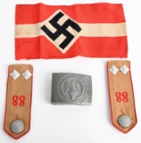 WWII NAZI GERMAN HITLER YOUTH INSIGNIA LOT OF WW2