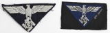 WWII NAZI TENO INSIGNIA LOT CAP SLEEVE EAGLE WW2