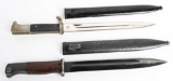 WWII NAZI GERMAN K98 BAYONET LOT OF 2 DRESS COMBAT