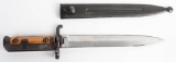 M1944 KRAG RIFLE NORWEGIAN BAYONET & SCABBARD