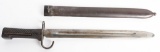WWII JAPANESE CHILDS TRAINING BAYONET W/ SCABBARD