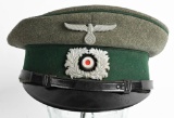 WWII NAZI GERMAN CUSTOMS POLICE VISOR CAP WW2