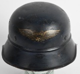 WWII LUFTSCHUTZ BEADED M38 GLADIATOR HELMET WW2