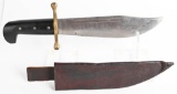 WWII US CASE XX V-44 SURVIVAL KNIFE W/ SCABBARD