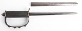WWII US OSS DROP KNIFE WITH SCABBARD WW2