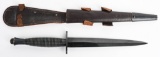 BRITISH FAIRBAIRN SYKES FIGHTING KNIFE W/ SHEATH