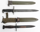 WWII US MILITARY BAYONET LOT M1 GARAND AND CARBINE
