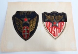 WWII US ARMY FIRST TACTICAL AIR FORCE PATCH LOT