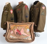 WWII CBI LEDO ROAD UNIFORM GROUPING W/ ARCHIVE