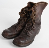 WWII US ARMY AIRBORNE COMBAT BOOTS SIZE 9 NAMED