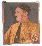 WWII NAZI GERMAN ADOLF HITLER TAPESTRY WW2