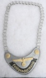 WWII NAZI FELDGENDARMERIE SERVICE DUTY GORGET