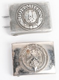 WWII NAZI GERMAN BELT BUCKLE LOT HJ HEER WW2