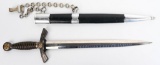 WWII NAZI GERMAN LUFTWAFFE 1ST MODEL DAGGER WW2