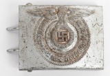 WWII NAZI GERMAN SS EM/NCO BELT BUCKLE WW2