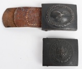WWII NAZI GERMAN HEER LUFTWAFFE BELT BUCKLE LOT