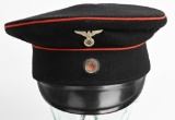 NAZI REICHSPOST 1st PATTERN PERSONNEL'S VISOR CAP