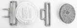 WWII NAZI GERMAN RED CROSS BELT BUCKLE WOUND BADGE