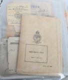 WW2 US CBI EPHEMERA LOT PHOTOS MAPS SHORT SNORTERS