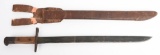 WWII JAPANESE NAVAL BAYONET W RUBBERIZED SCABBARD