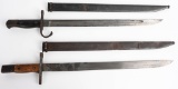 2 WWII JAPANESE TYPE 30 BAYONETS RARE VARIANT