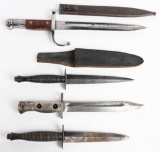 MILITARY FIGHTING KNIIFE BAYONET LOT BRIT & TURKEY