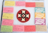 1930's KU KLUX KLAN MEMBERSHIP CARDS & PATCH LOT