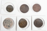 1920's KU KLUX KLAN TOKEN LOT OF 6
