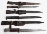 WWII NAZI GERMAN K98 RIFLE BAYONET LOT OF 3 WW2