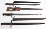 WWII JAPANESE TYPE 30 BAYONET LOT OF 3 WW2