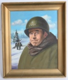CONTEMPORARY PAINTING OF GENERAL OMAR BRADLEY