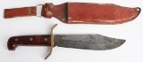 COLEMAN WESTERN W49 BOWIE KNIFE WITH SHEATH