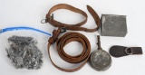 WWII NAZI GERMAN K98 PARTS LEATHER STRAPS WW2
