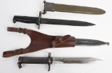 WWII US M1 GRAND BAYONET & 1896 SWEDISH MAUSER WW2
