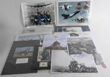 WWII BRITISH & US SIGNED PHOTOS PAUL TIBBETS MOH
