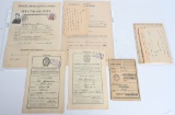 WWII NAZI GERMAN HITLER YOUTH DOCUMENTS GROUPING