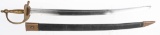 D GUARD MILITARY CUTLASS MADE IN SPAIN W SCABBARD