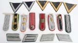WWII NAZI GERMAN INSIGNIA LOT COLLAR TABS SHOULDER