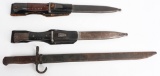 WWII NAZI GERMAN & JAPANESE BAYONET LOT OF 3 WW2