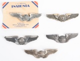 WWII US AIR CORPS NAVIGATOR WING LOT OF 5 WW2
