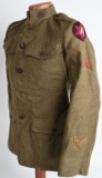 WW1 US ARMY 6TH DIVISION 3RD ARMY TUNIC WWI