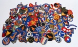 WWII US ARMY AIR CORPS DIVISIONAL PATCH LOT OF146