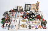 HUGE LOT OF MILITARY INSIGNIA AND PATCHES POST WW2