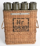 GERMAN ARTILLERY SHELL CARRIER W/ STRAPS