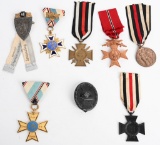 WW1 & WWII IMPERIAL GERMAN NAZI MEDAL LOT OF 8 WWI