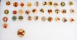 WWII KELLOGG'S PEP CEREAL SQUADRON PINS LOT OF 32