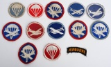 WWII US ARMY PARATROOPER CAP INSIGNIA AIRBORNE WW2
