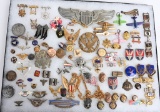WWII SWEETHEART PINS AND BROOCHES US ARMY USN USMC