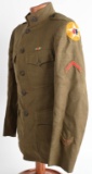 WW1 US ARMY 2ND DIVISION 23RD IR MEDIC UNIFORM WWI