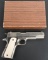 SCARCE BOXED COLT NICKEL 1911-A1 .45 (1963)
